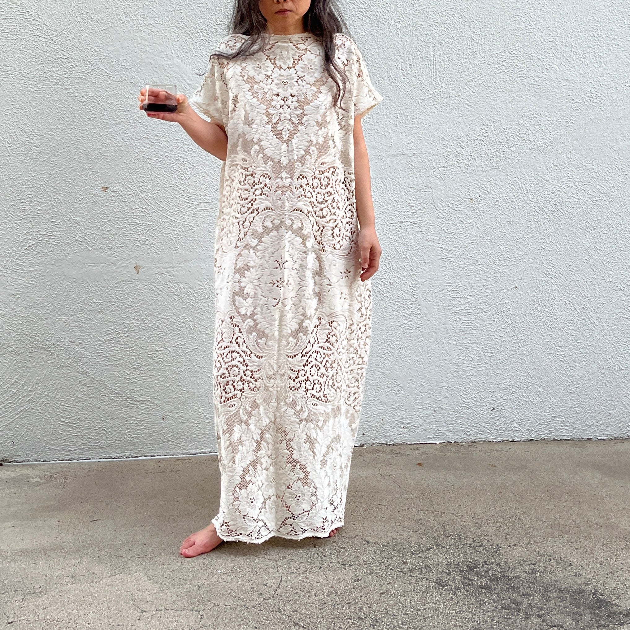 TRS Lace Tablecloth Coverup
