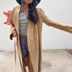 Bisou Bisou Suede Coat