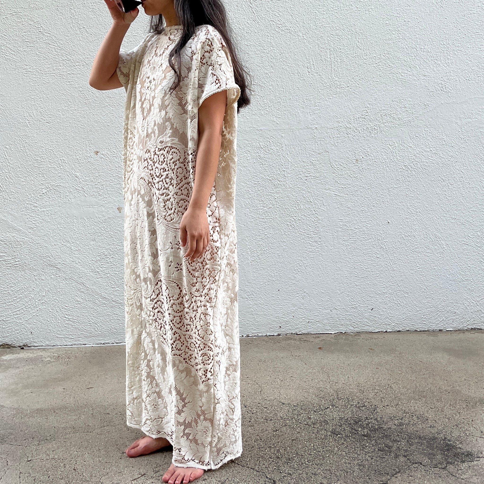 TRS Lace Tablecloth Coverup