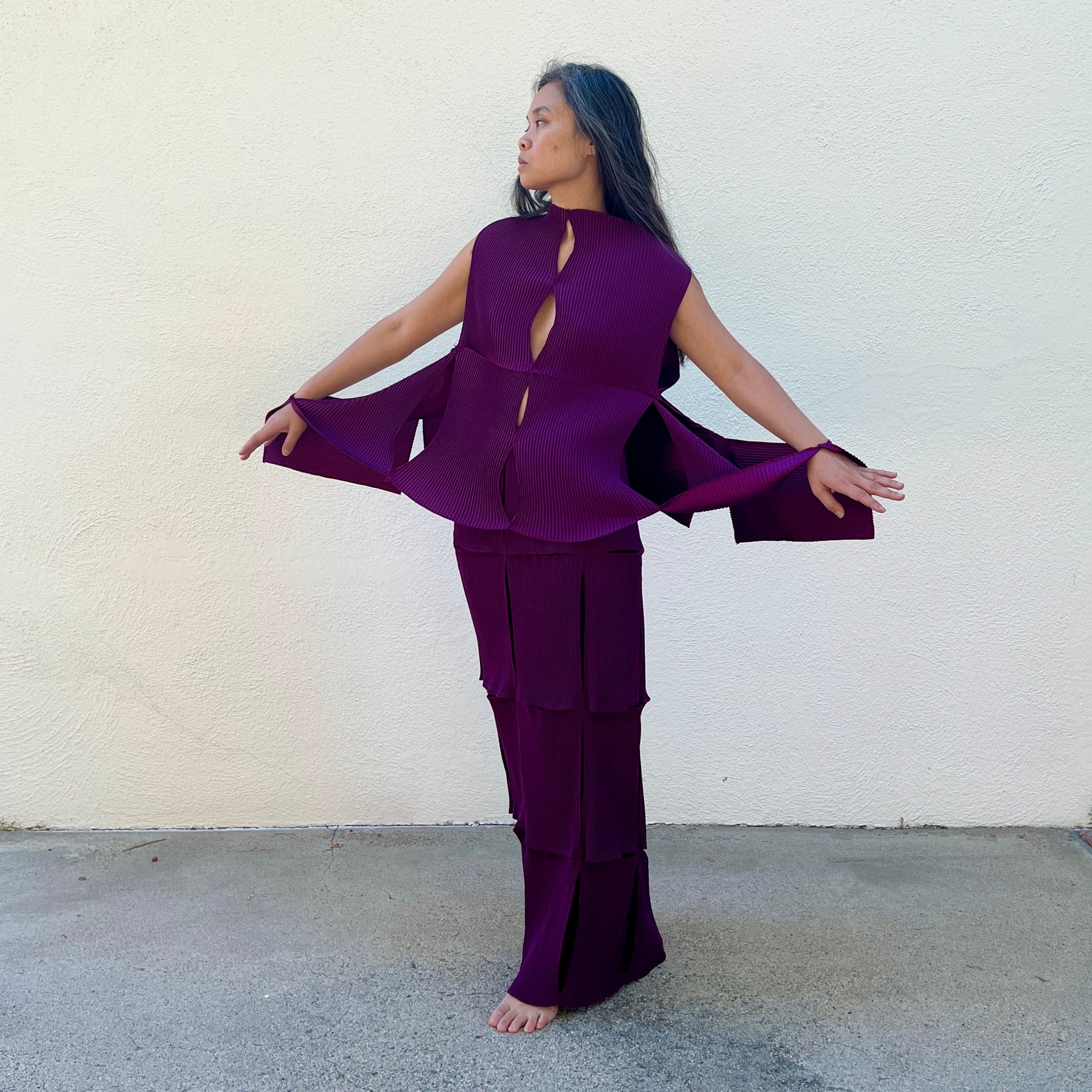 Babette Pleated Set