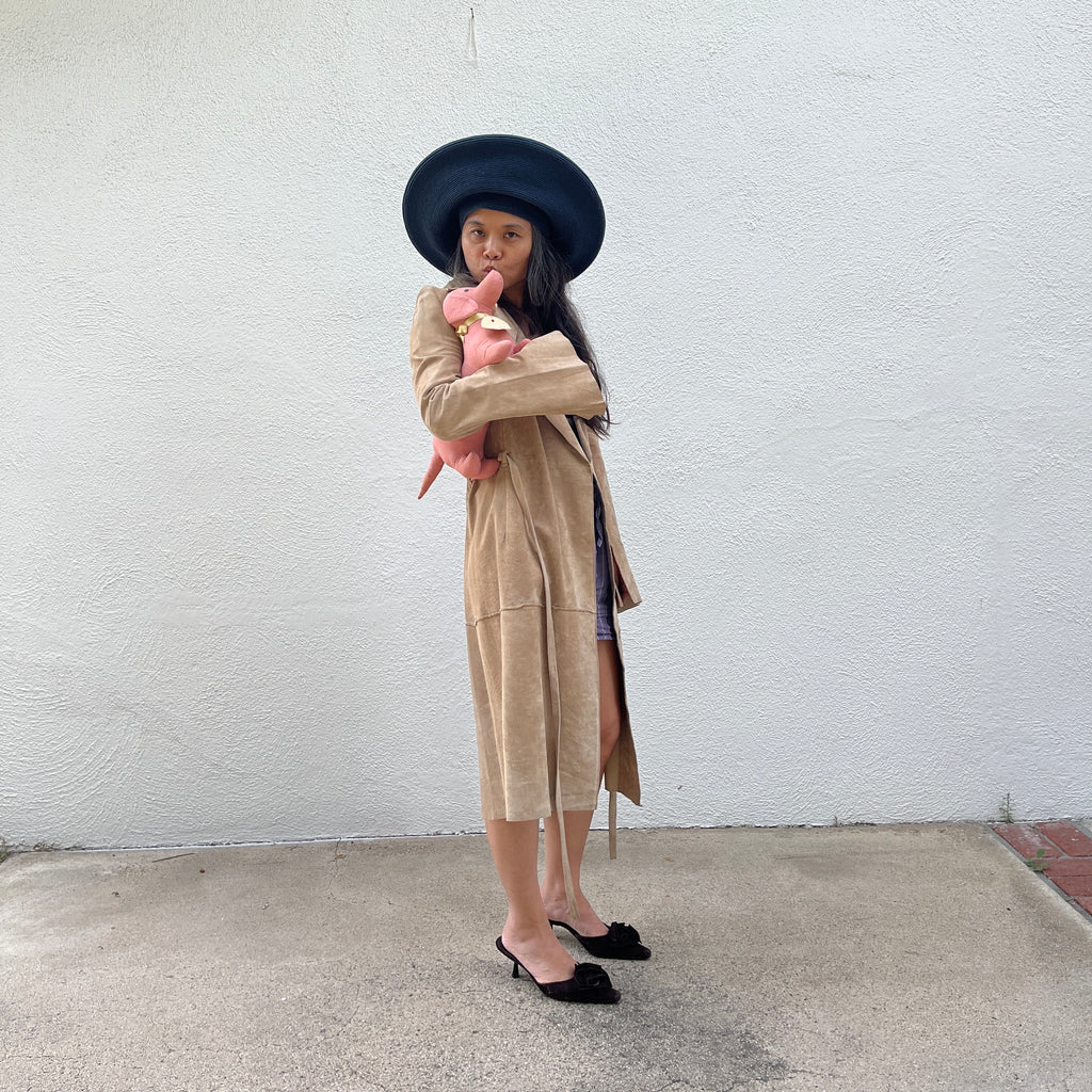 Bisou Bisou Suede Coat