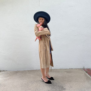 Bisou Bisou Suede Coat