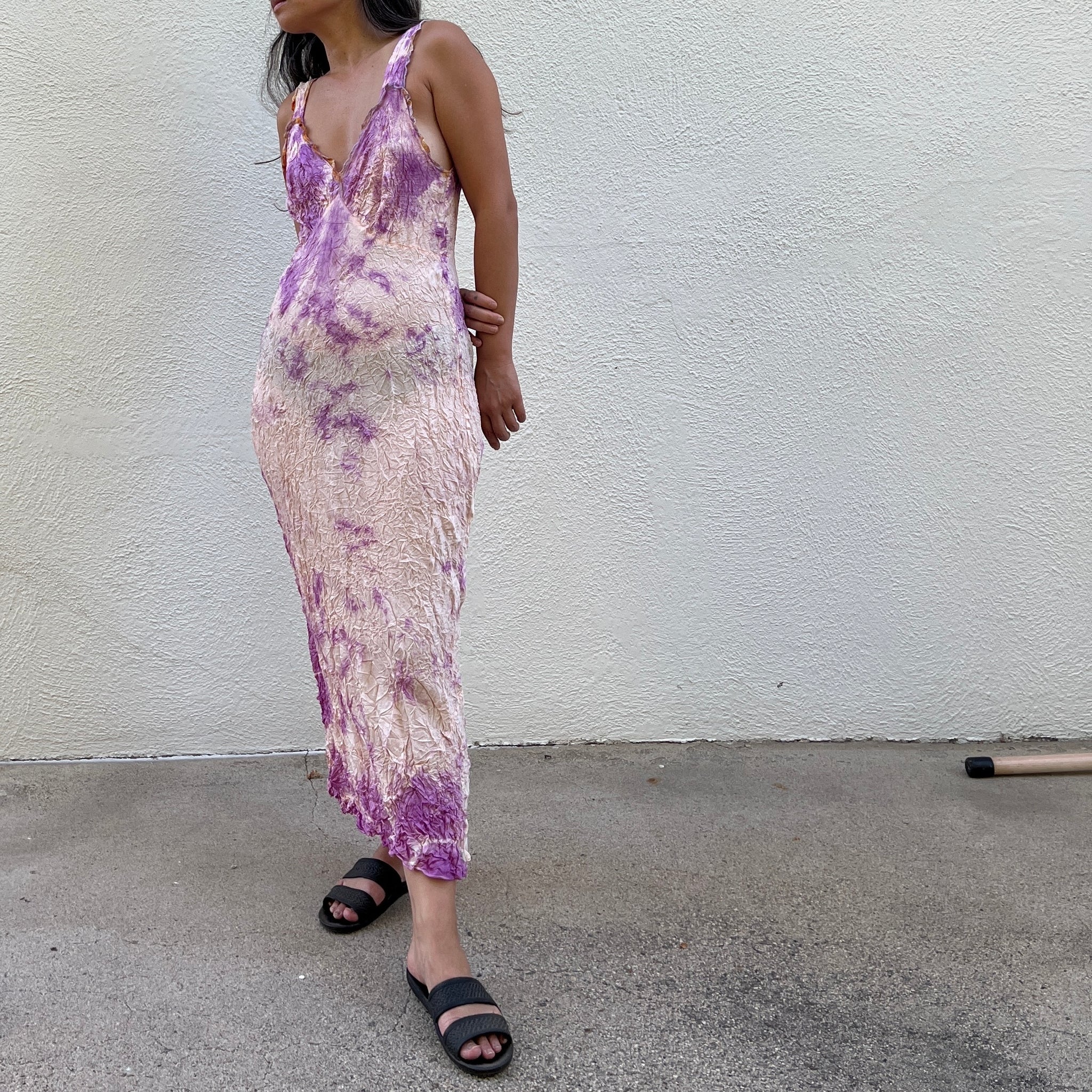 Crinkle Tie Dye Slip