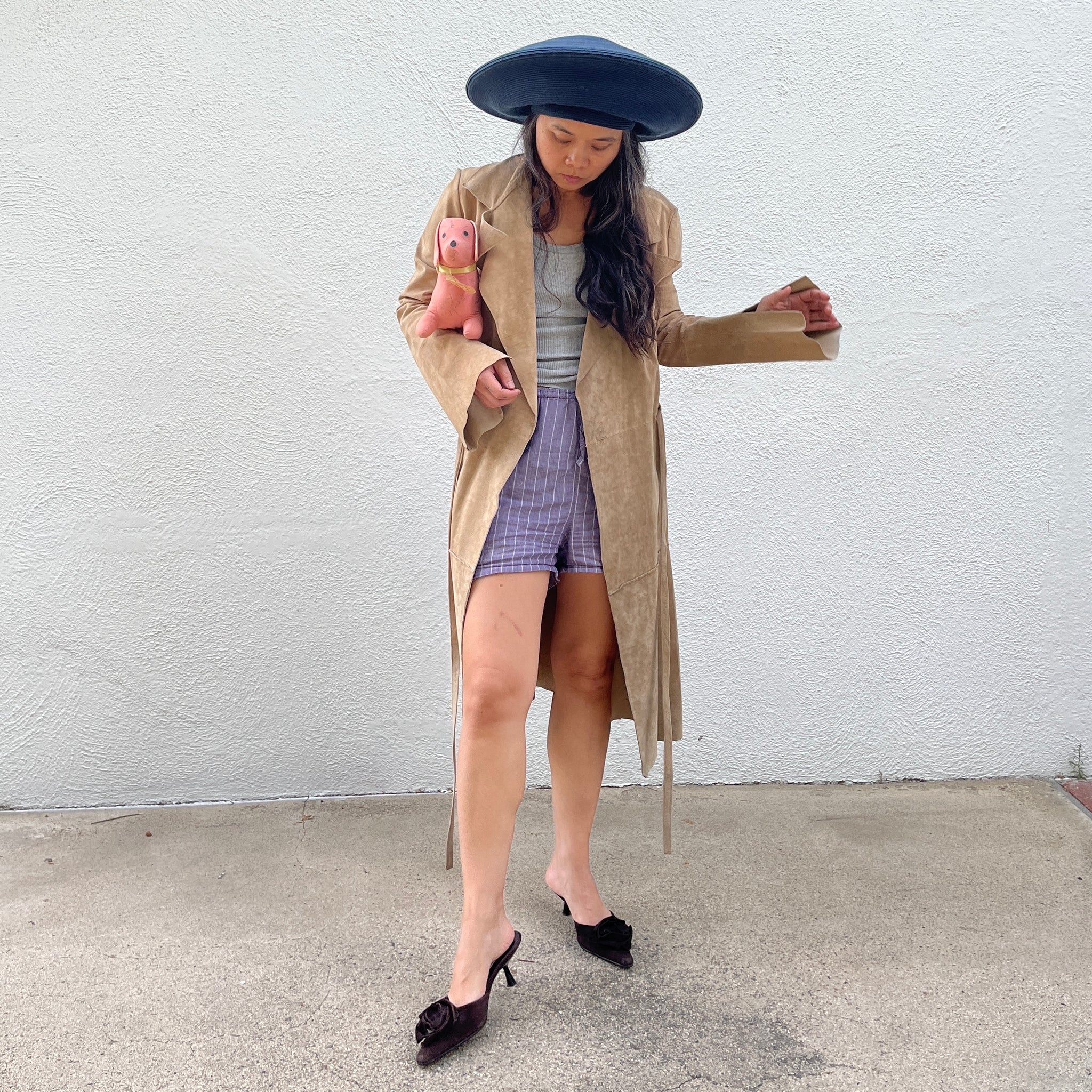 Bisou Bisou Suede Coat