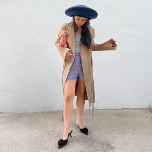 Bisou Bisou Suede Coat