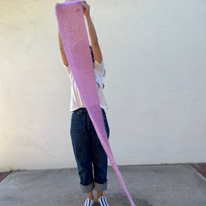 Bright Lilac Mohair scarf