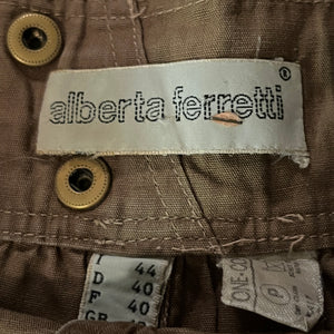 Alberta Ferretti Poplin Pants