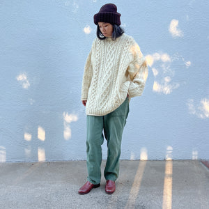 Wool Cableknit Sweater