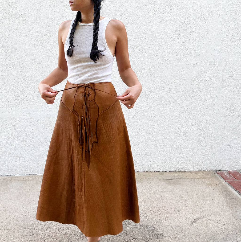 Leather Skirt