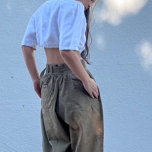 Alberta Ferretti Poplin Pants