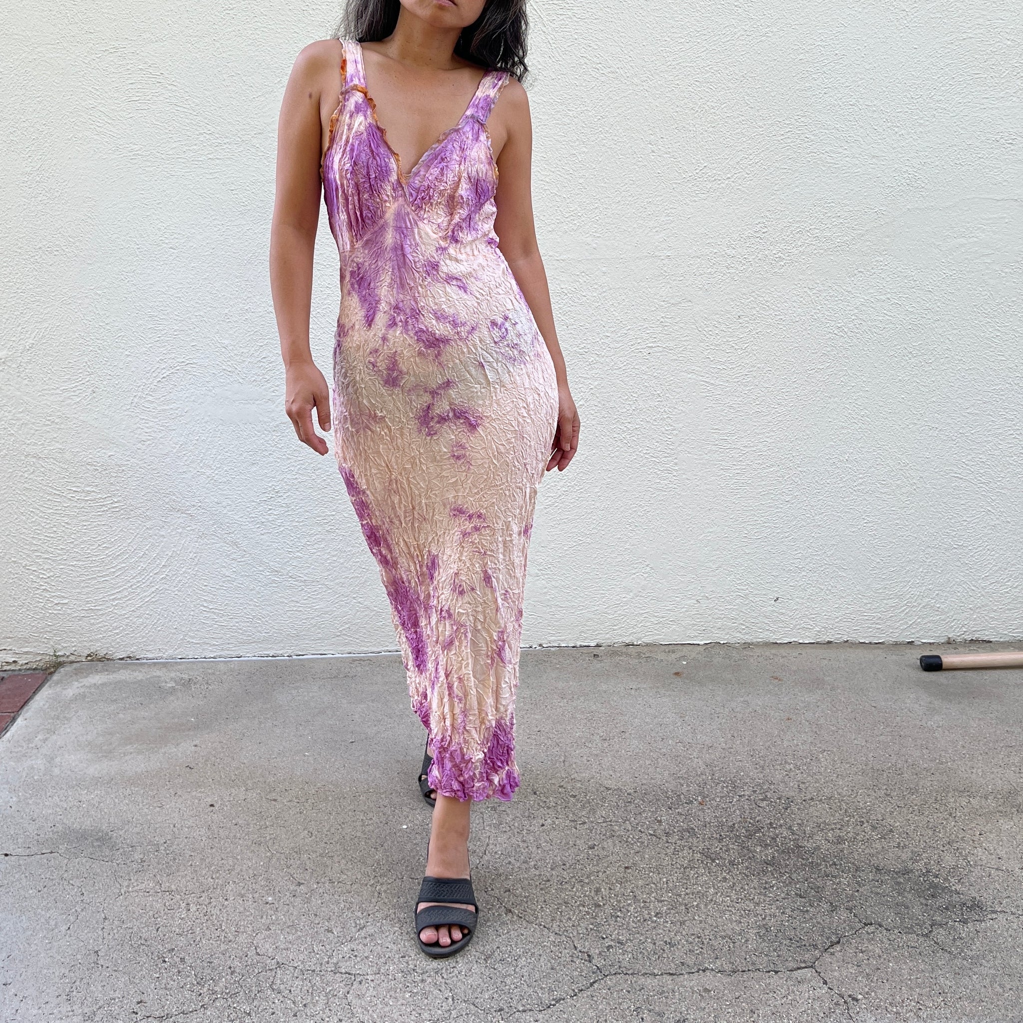 Crinkle Tie Dye Slip