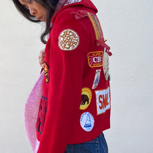 TRS Pendleton Patched Jacket