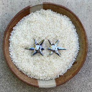 Abstract Star Clip-on Earrings