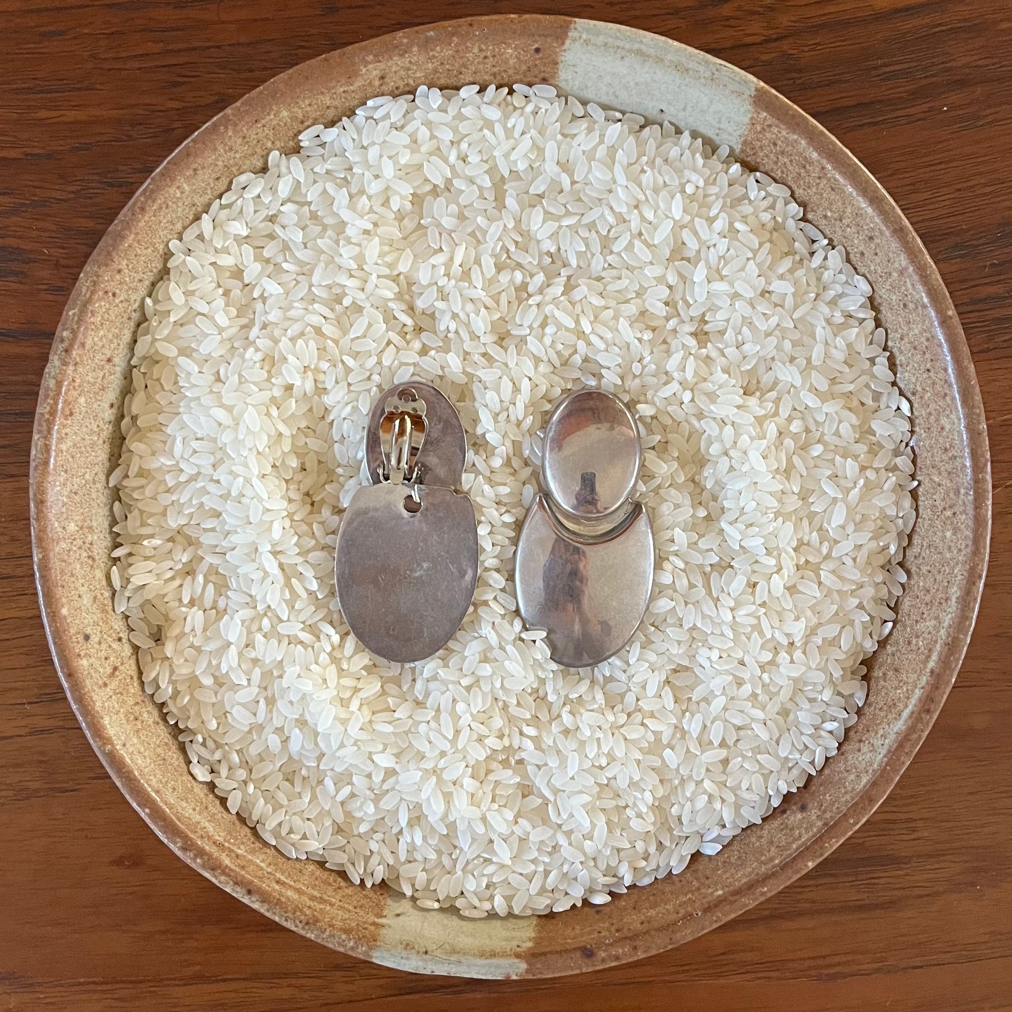 Oval Clip-on Earrings