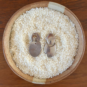 Oval Clip-on Earrings