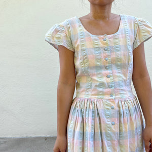 Cotton Plaid Dress