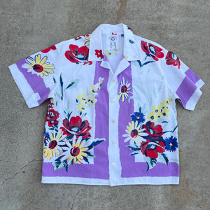 L/XL Tablecloth Shirt - Bouquet