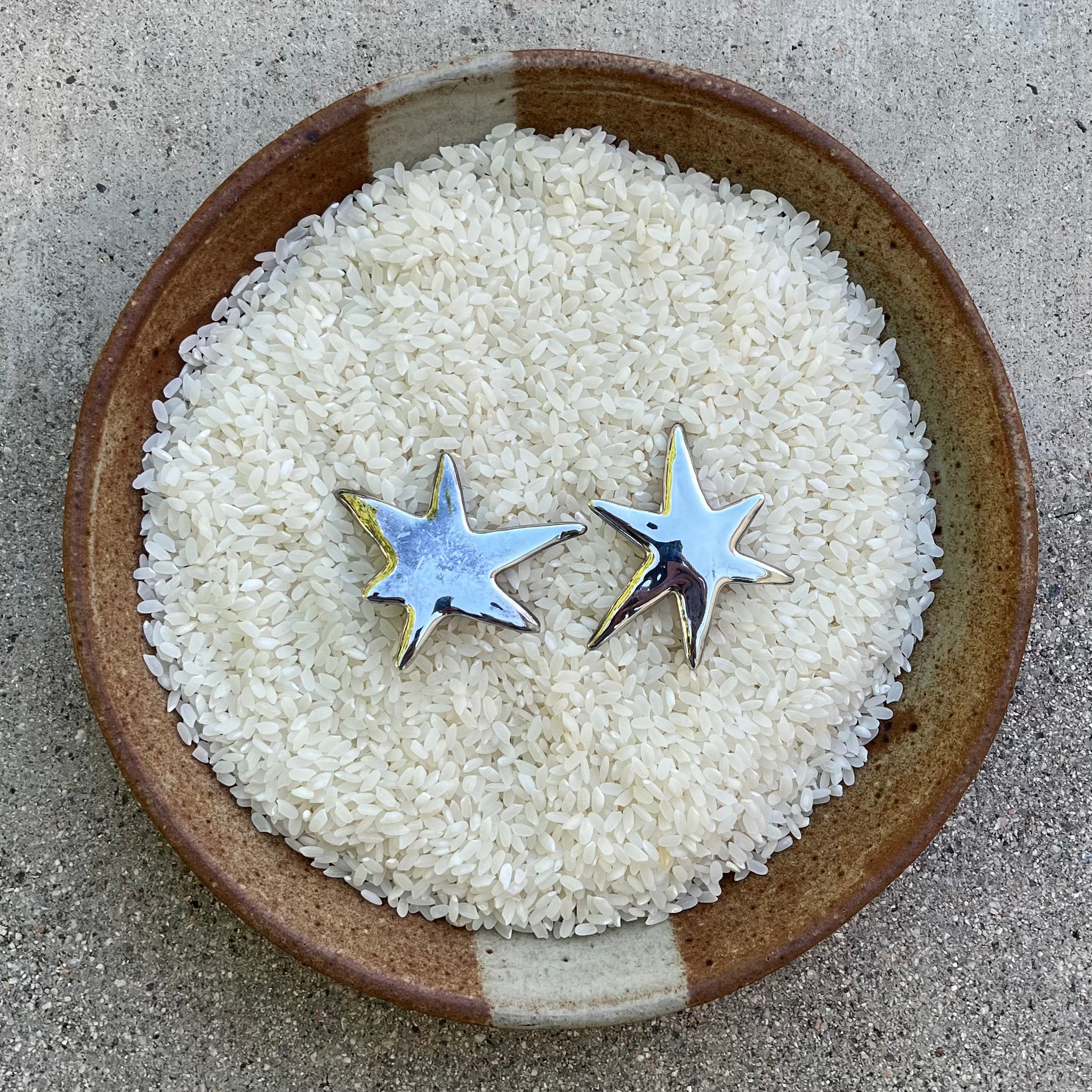 Abstract Star Clip-on Earrings