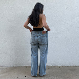 Denim - Patched 34”W x 31”L