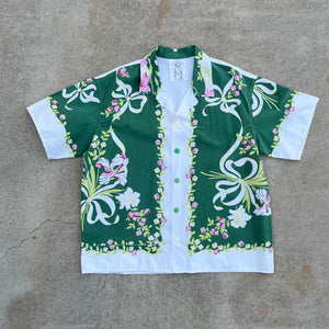 L/XL Tablecloth Shirt - Bows