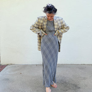 YSL Plaid Blazer