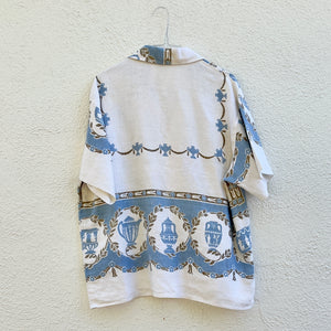M/L Tablecloth Shirt - Greek Vase