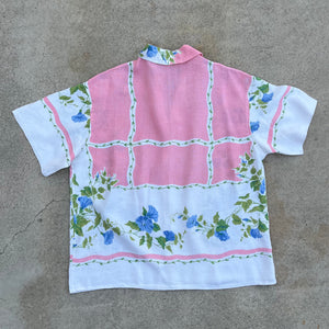 L/XL Tablecloth Shirt - Morning Glory