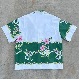 L/XL Tablecloth Shirt - Bows