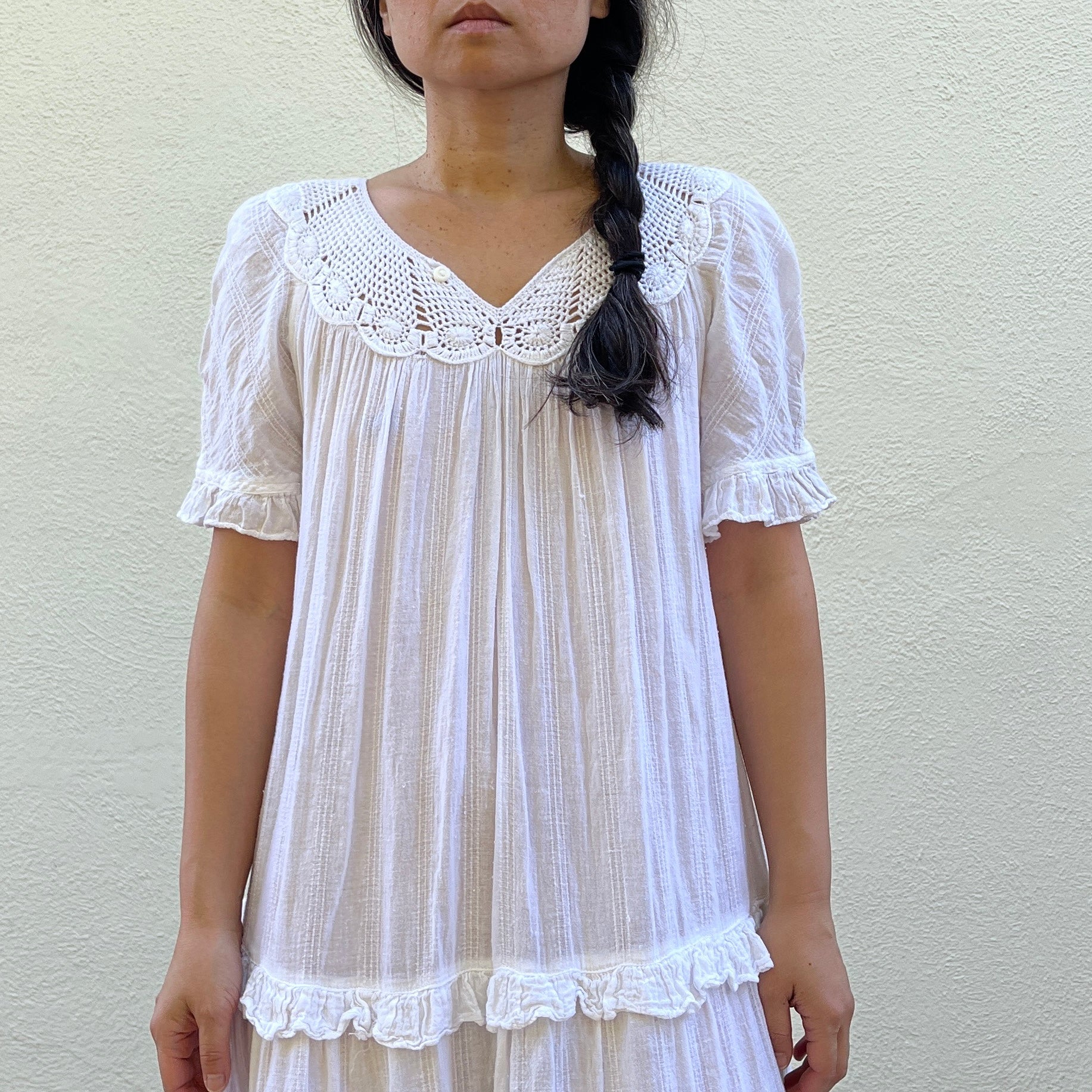 Cotton Tiered Dress