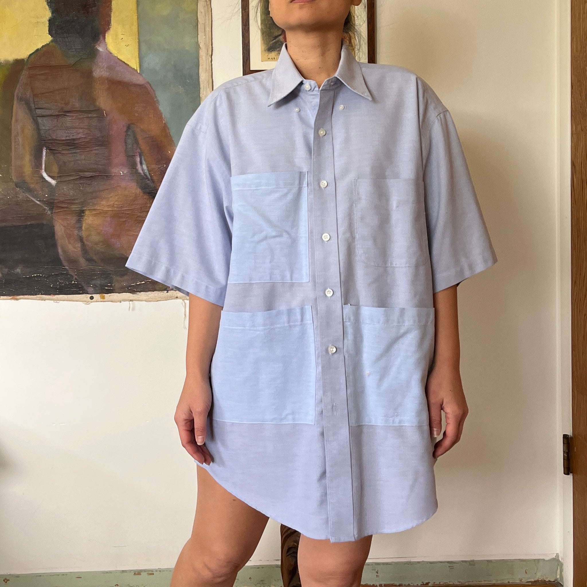 Pocket Shirt - Blue Oxford
