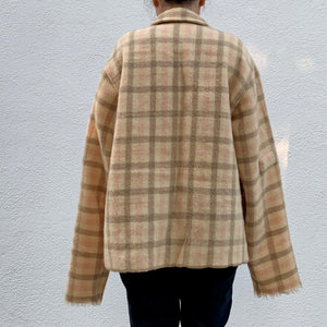 M/L Blanket Jacket - Pink/Brown