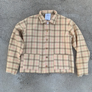 M/L Blanket Jacket - Pink/Brown