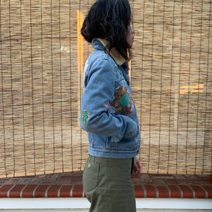 Denim Jacket- Quilted appliqué