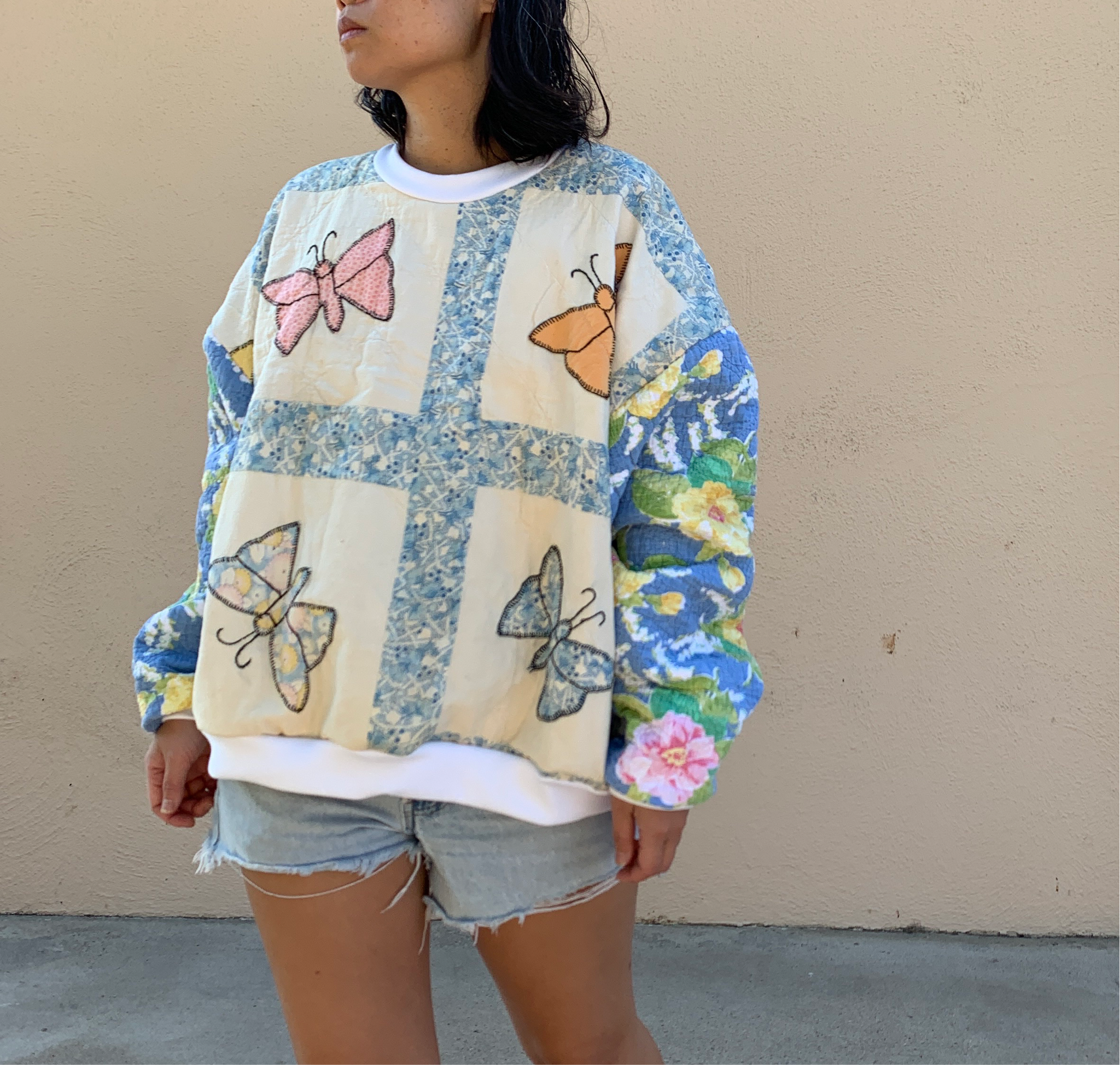 The Classic Crew Neck - Butterflies