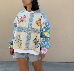 The Classic Crew Neck - Butterflies