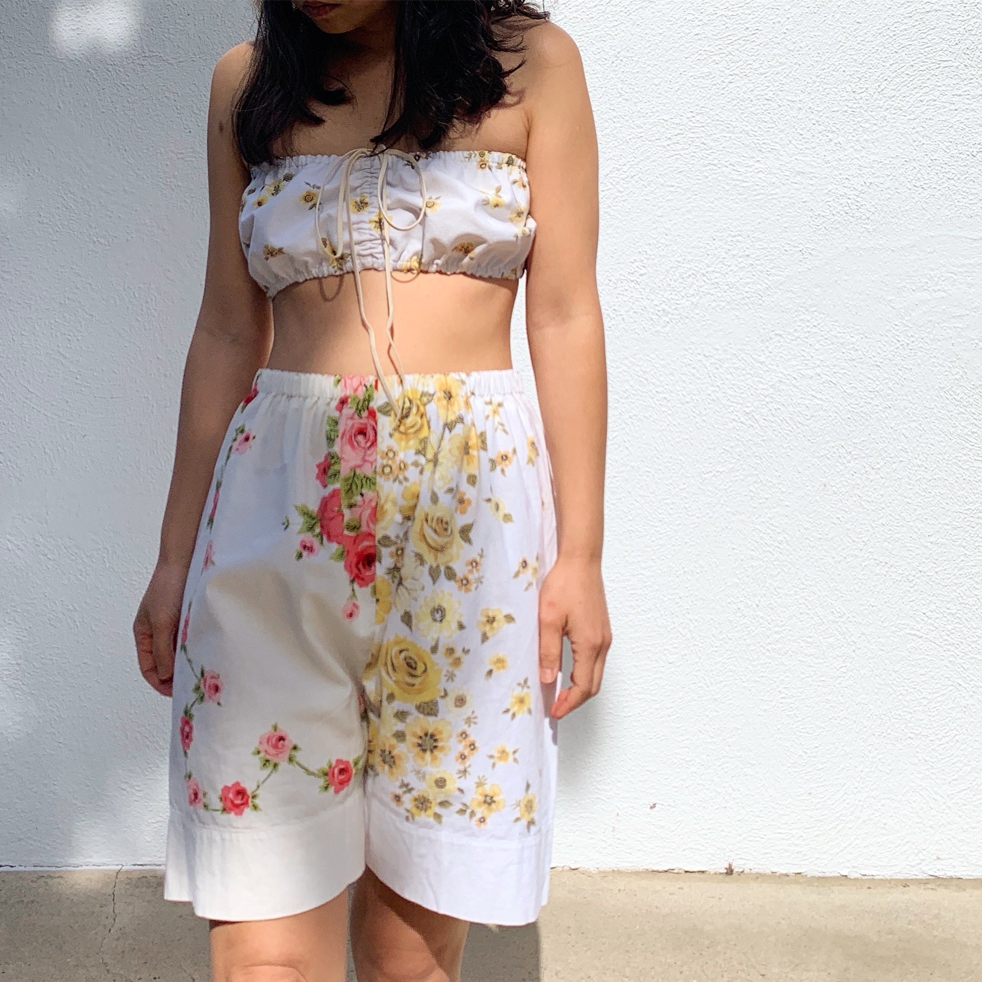 Tablecloth Tube - Yellow Floral