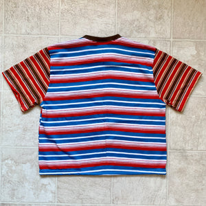 2-Pocket Tee - Mixed Stripe