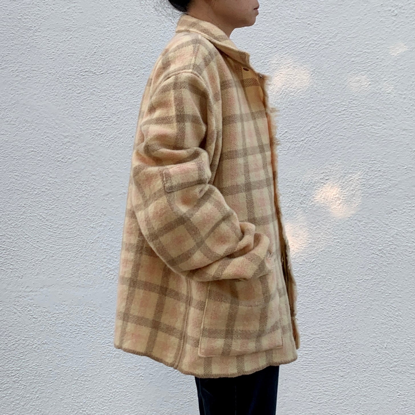 M/L Blanket Jacket - Pink/Brown