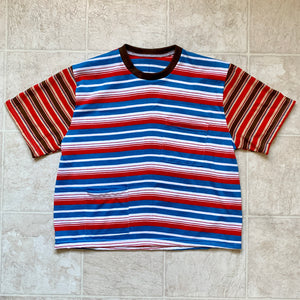 2-Pocket Tee - Mixed Stripe