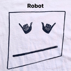 Pick your Woodblocked stamp on a vintage tee