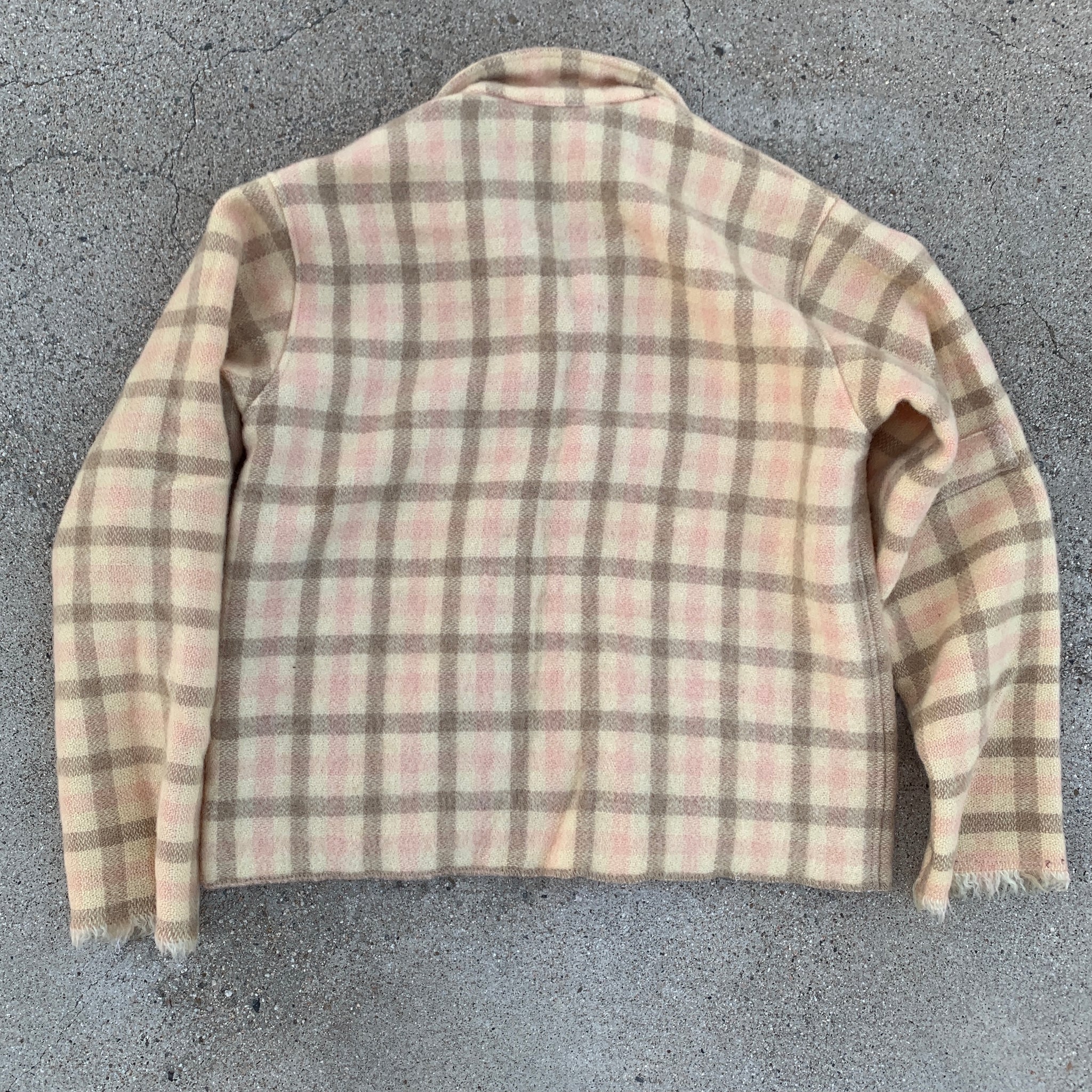 M/L Blanket Jacket - Pink/Brown