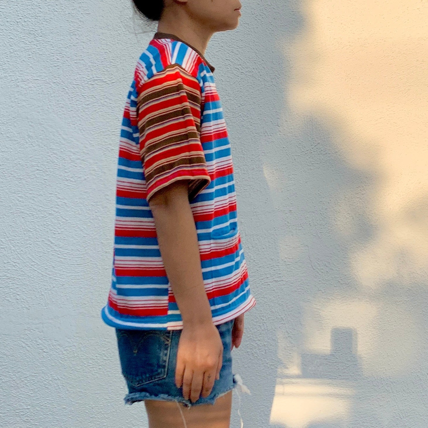 2-Pocket Tee - Mixed Stripe